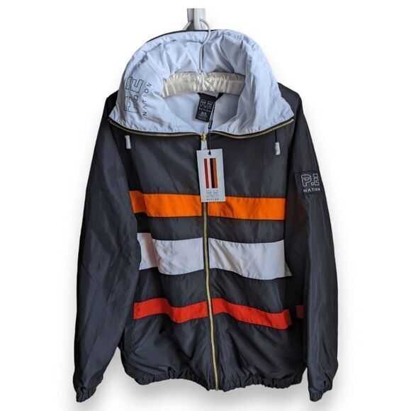 NWT PE Nation Legacy Recycled‎ reversible hooded Jacket size XS - Picture 4 of 13